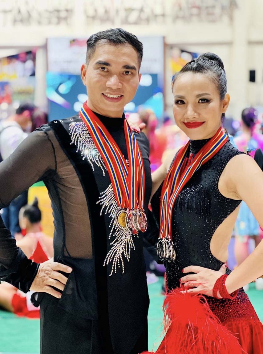 Cặp đôi duy nhất của Việt Nam tham dự Giải Vô Địch Thế giới Dancesport Hạng tuổi Trung niên- Ảnh 2.
