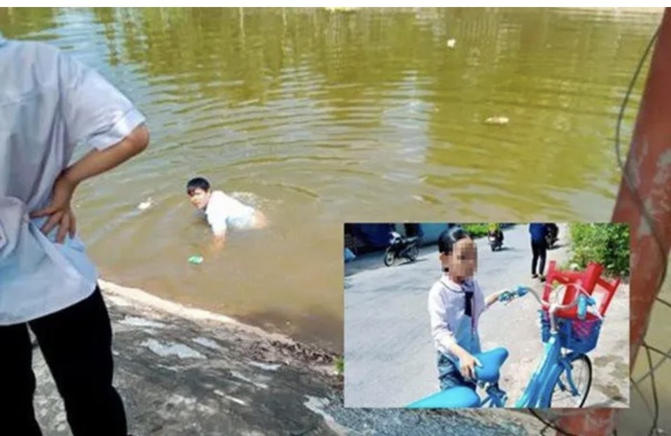 Nam Định: Học sinh đuối nước được thầy giáo cứu kịp thời- Ảnh 1.