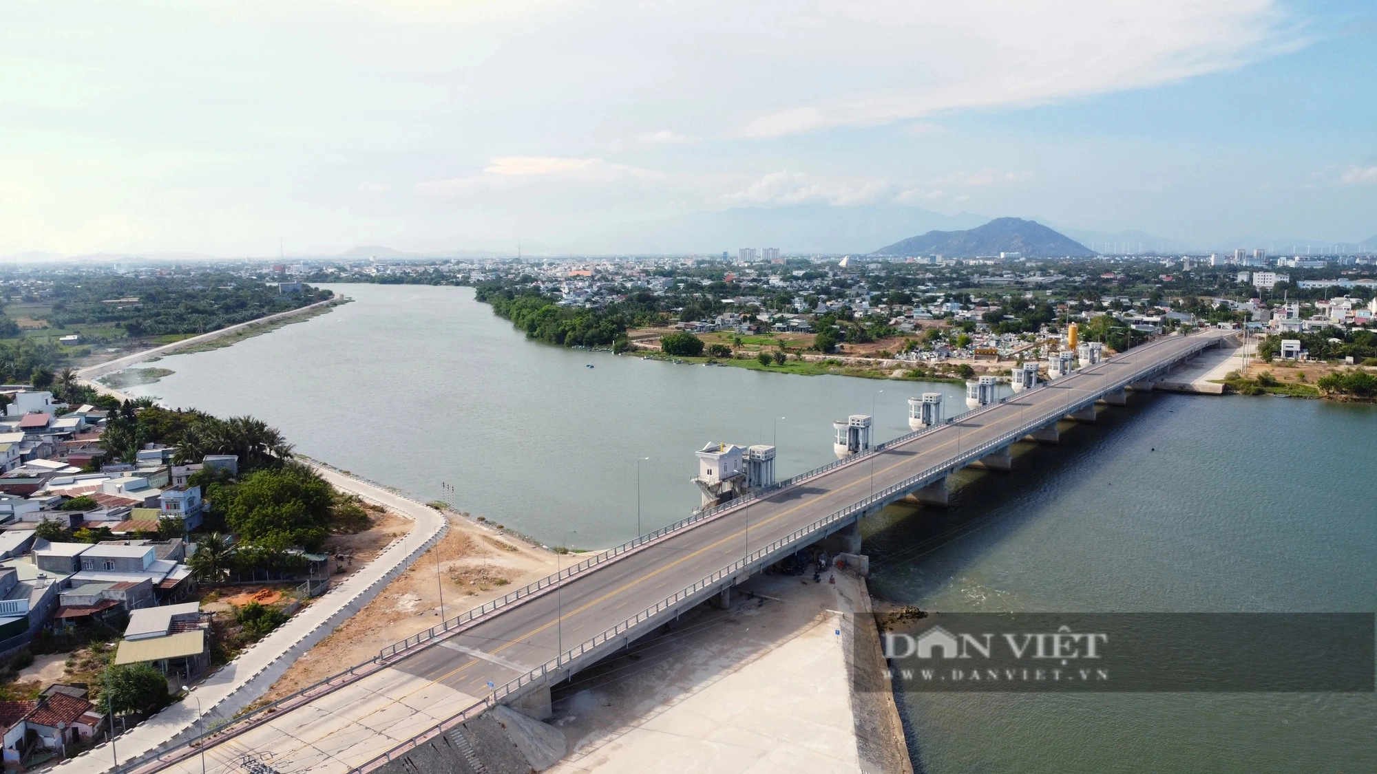 Một hồ nước ngọt 3,5 triệu m3 ở cửa biển Ninh Thuận do đập ngăn mặn hạ lưu Sông Dinh tạo thành- Ảnh 5.