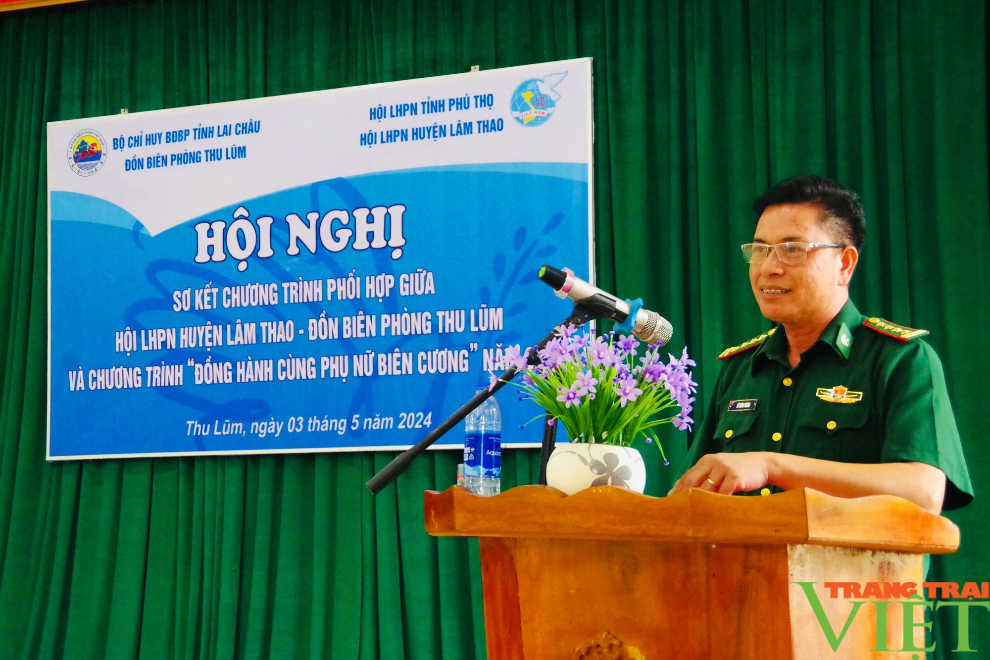 Lai Châu: Sơ kết chương trình phối hợp giữa Đồn Biên phòng Thu Lũm và Hội LHPN huyện Lâm Thao, Phú Thọ- Ảnh 2.