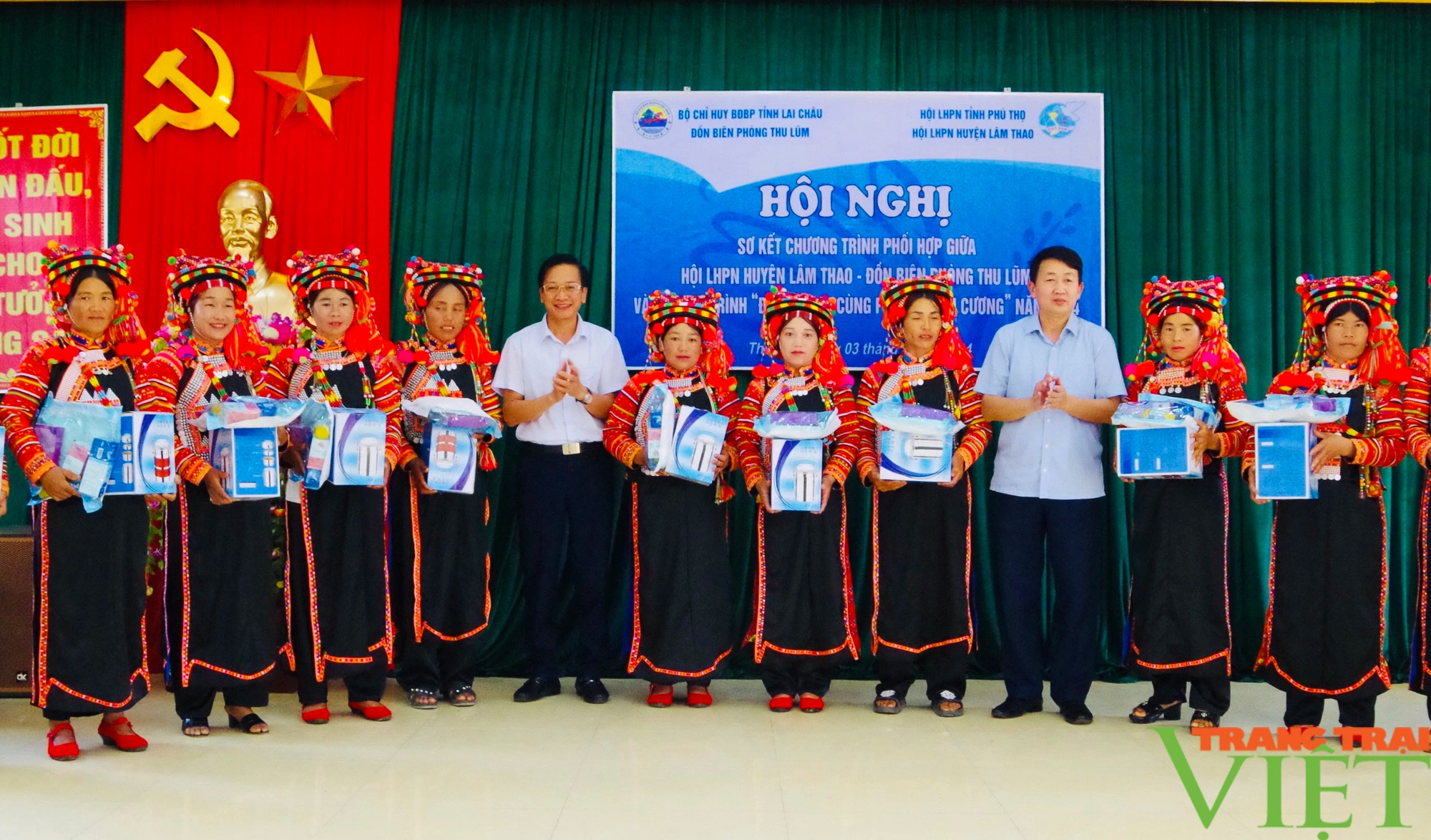 Lai Châu: Sơ kết chương trình phối hợp giữa Đồn Biên phòng Thu Lũm và Hội LHPN huyện Lâm Thao, Phú Thọ- Ảnh 3.