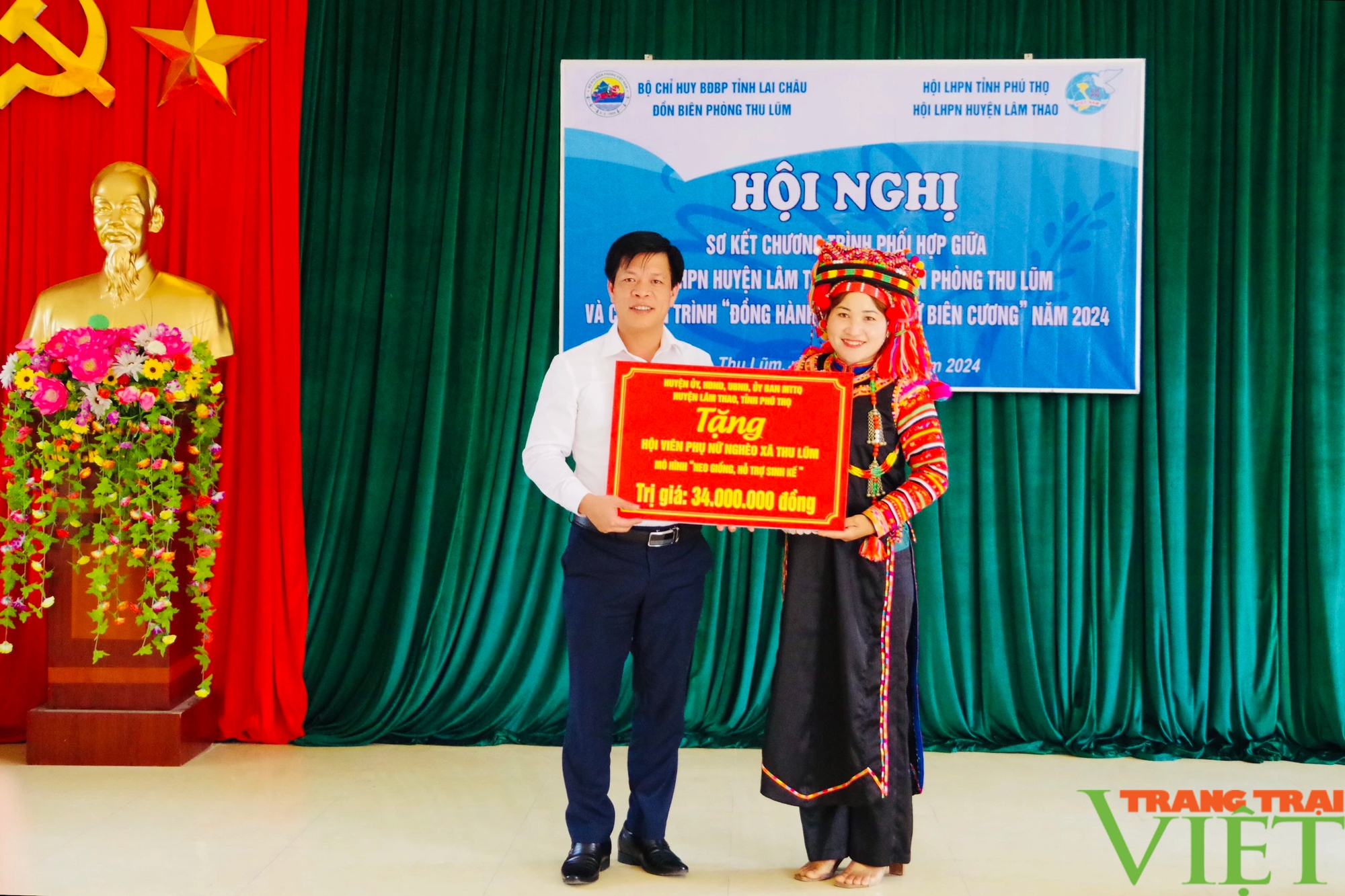 Lai Châu: Sơ kết chương trình phối hợp giữa Đồn Biên phòng Thu Lũm và Hội LHPN huyện Lâm Thao, Phú Thọ- Ảnh 7.
