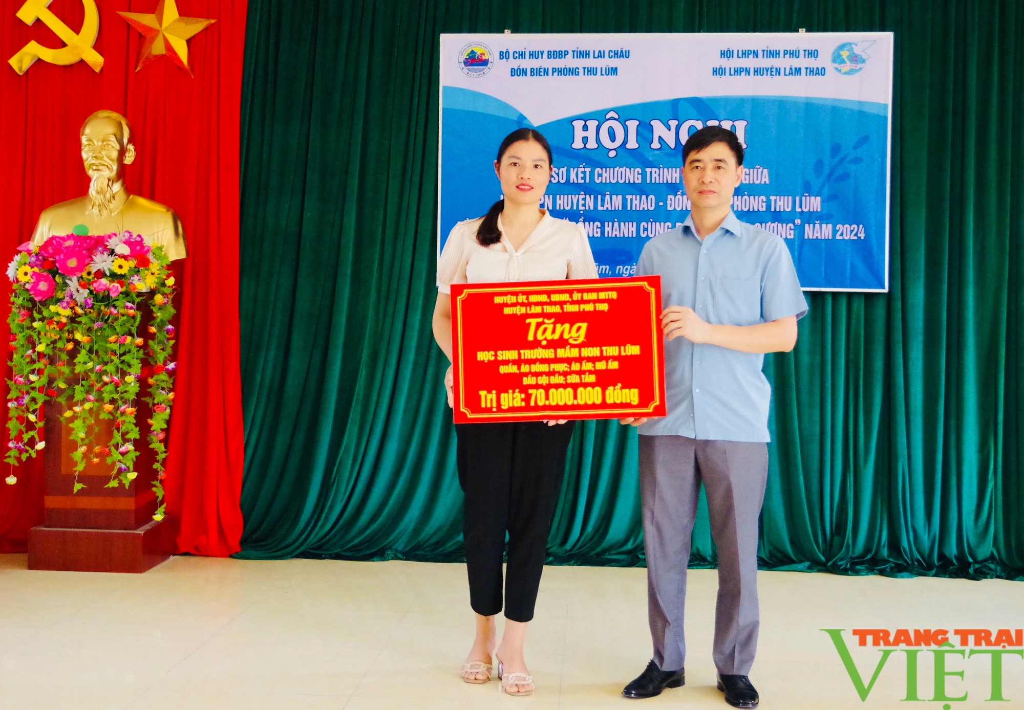 Lai Châu: Sơ kết chương trình phối hợp giữa Đồn Biên phòng Thu Lũm và Hội LHPN huyện Lâm Thao, Phú Thọ- Ảnh 8.