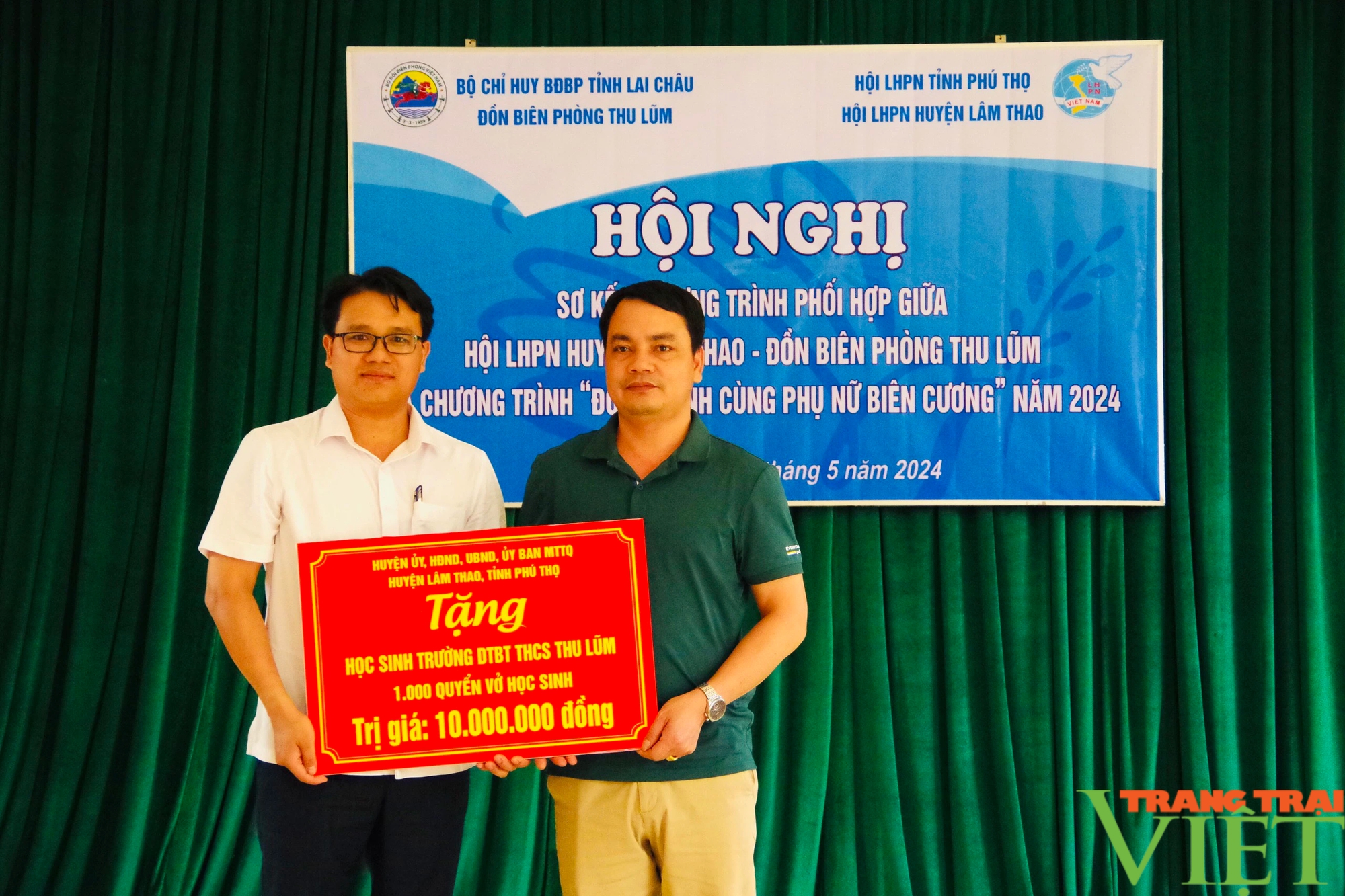 Lai Châu: Sơ kết chương trình phối hợp giữa Đồn Biên phòng Thu Lũm và Hội LHPN huyện Lâm Thao, Phú Thọ- Ảnh 10.