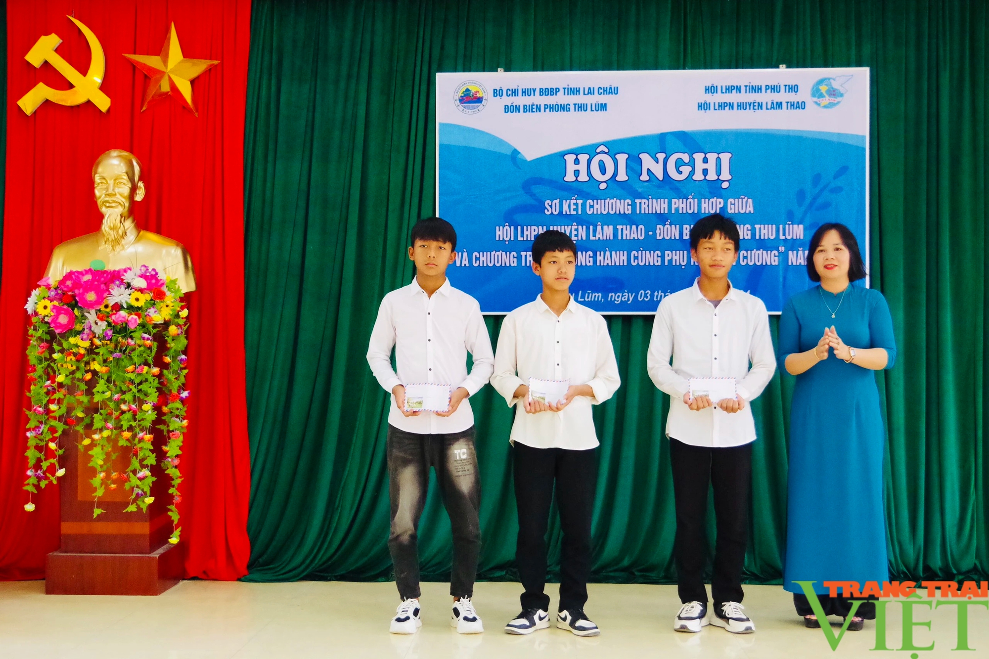 Lai Châu: Sơ kết chương trình phối hợp giữa Đồn Biên phòng Thu Lũm và Hội LHPN huyện Lâm Thao, Phú Thọ- Ảnh 11.