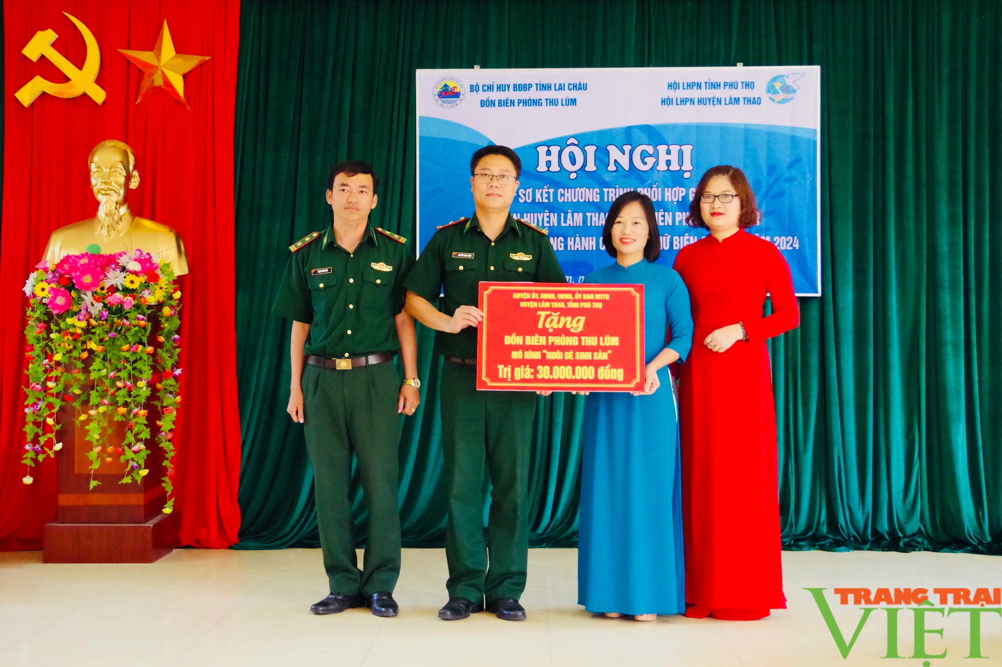 Lai Châu: Sơ kết chương trình phối hợp giữa Đồn Biên phòng Thu Lũm và Hội LHPN huyện Lâm Thao, Phú Thọ- Ảnh 12.