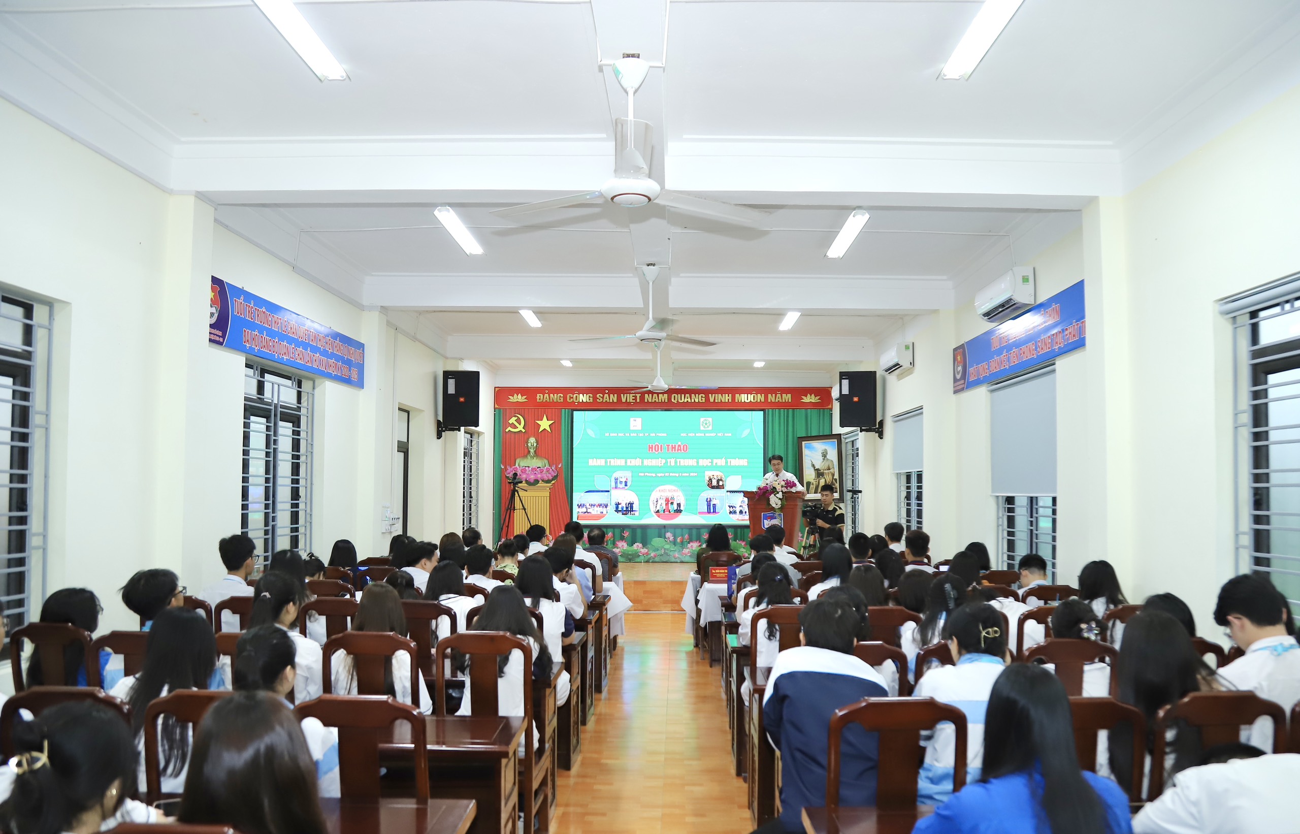 Học viện Nông nghiệp Việt Nam tổ chức hành trình khởi nghiệp cho học sinh THPT TP.Hải Phòng- Ảnh 4.