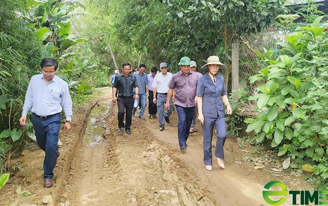 Lãnh đạo tỉnh Quảng Ngãi thị sát hiện trường nắm tình hình để chỉ đạo gỡ vướng cho các dự án- Ảnh 4.