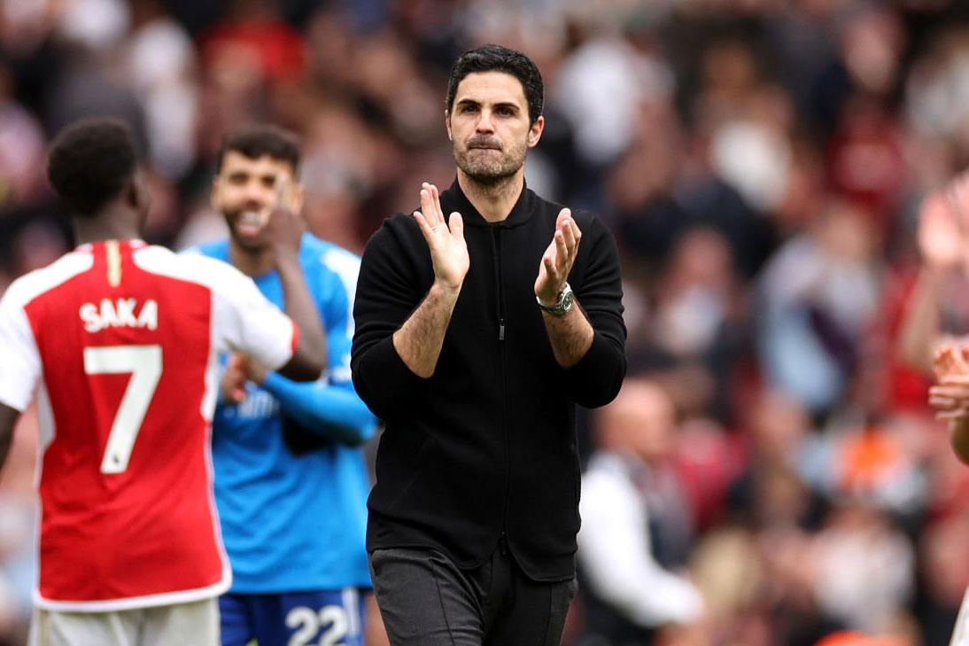 Arsenal đại thắng, HLV Arteta gửi lời “tuyên chiến” tới Man City- Ảnh 1.