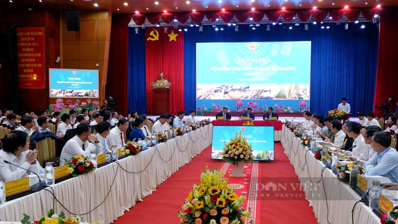 Hội nghị giao ban Hội đồng điều phối vùng Đông Nam Bộ lần 3 tổ chức ở Tây Ninh, ngày 5/5. Ảnh: T.L