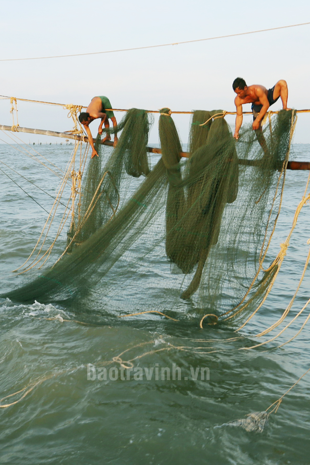 Một cách bắt cá kiểu làm xiếc trên mặt biển ở Trà Vinh đang ngày càng ít người làm, đó là nghề gì?- Ảnh 3.