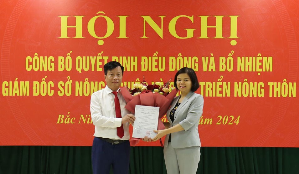 Chủ tịch UBND thành phố Bắc Ninh Nguyễn Song Hà được bổ nhiệm làm Giám đốc Sở NNPTNT tỉnh Bắc Ninh- Ảnh 1.