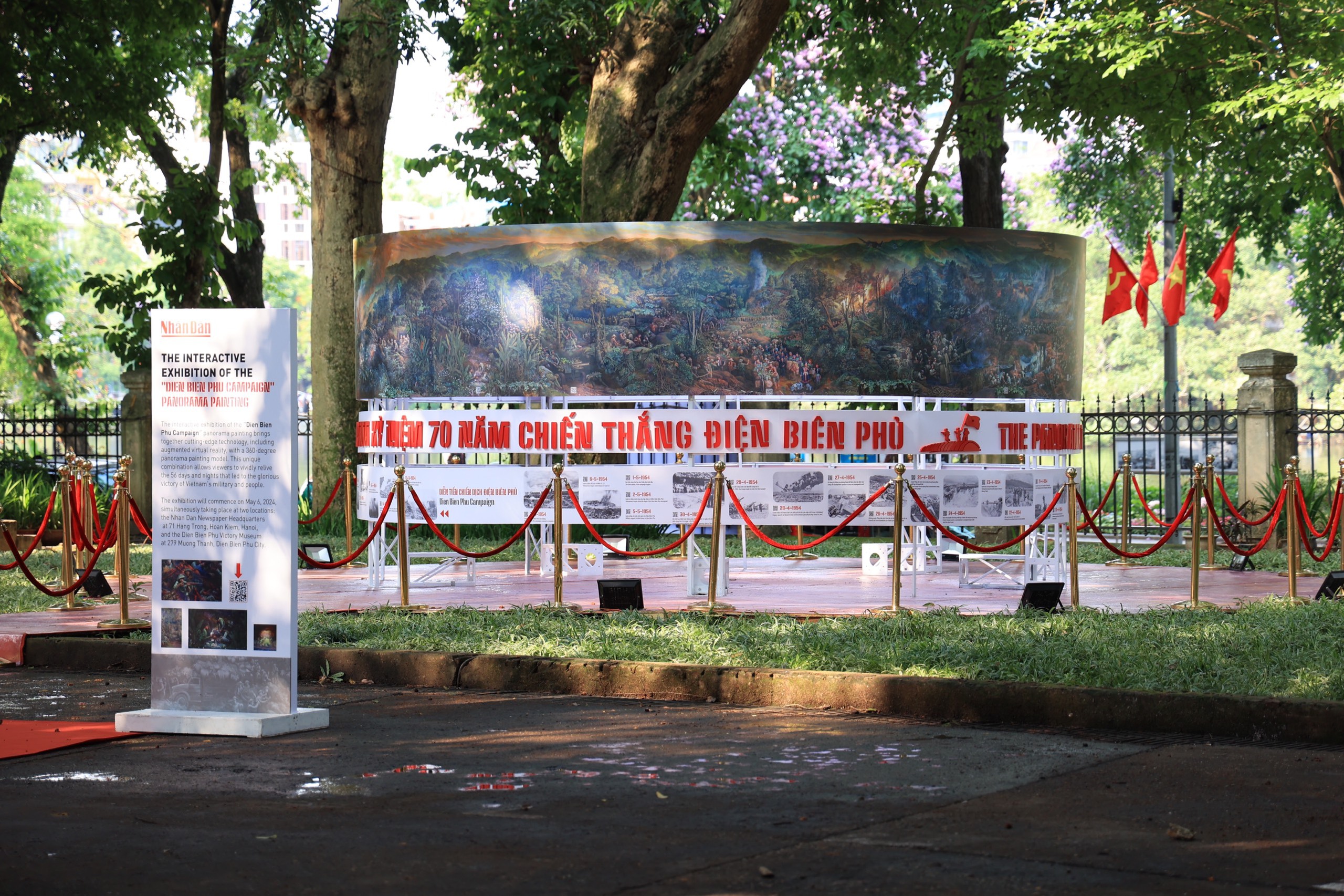 Tận mắt chiêm ngưỡng tranh panorama "Chiến dịch Điện Biên Phủ" có đường kính 5,5m tại Hà Nội- Ảnh 7.