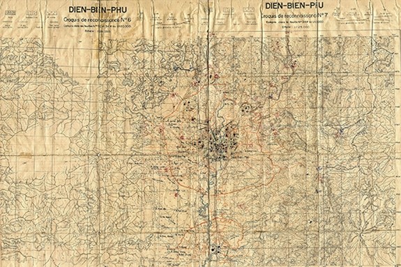 Tấm bản đồ đặc biệt trong Chiến dịch Điện Biên Phủ- Ảnh 1.