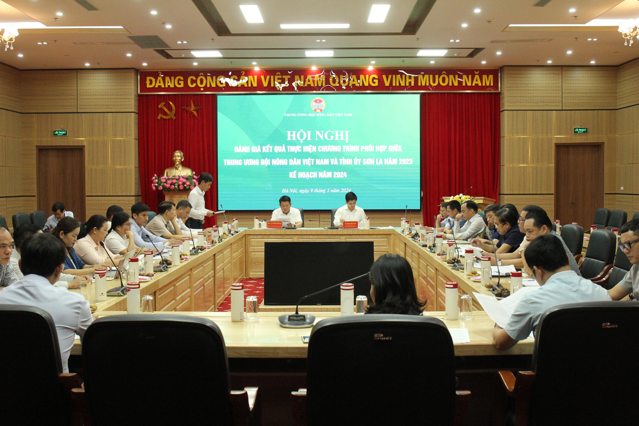 Trung ương Hội Nông dân Việt Nam, Tỉnh ủy Sơn La đánh giá kết quả thực hiện chương trình phối hợp năm 2023- Ảnh 1.