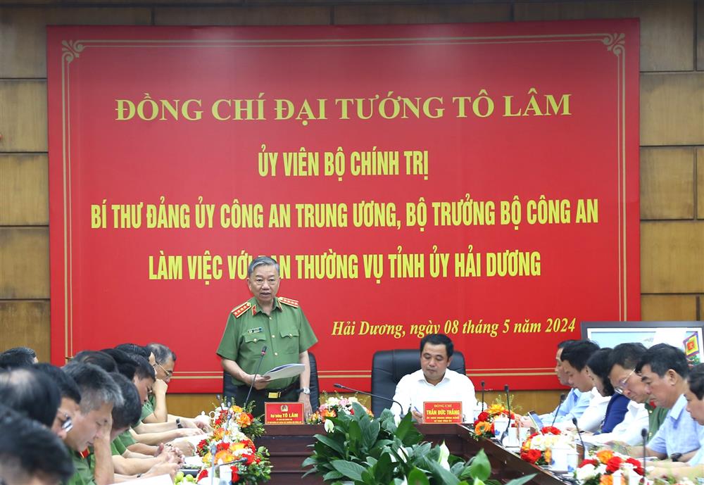 Bộ trưởng Tô Lâm yêu cầu chú trọng công tác phòng ngừa tội phạm, kéo giảm tội phạm- Ảnh 1.