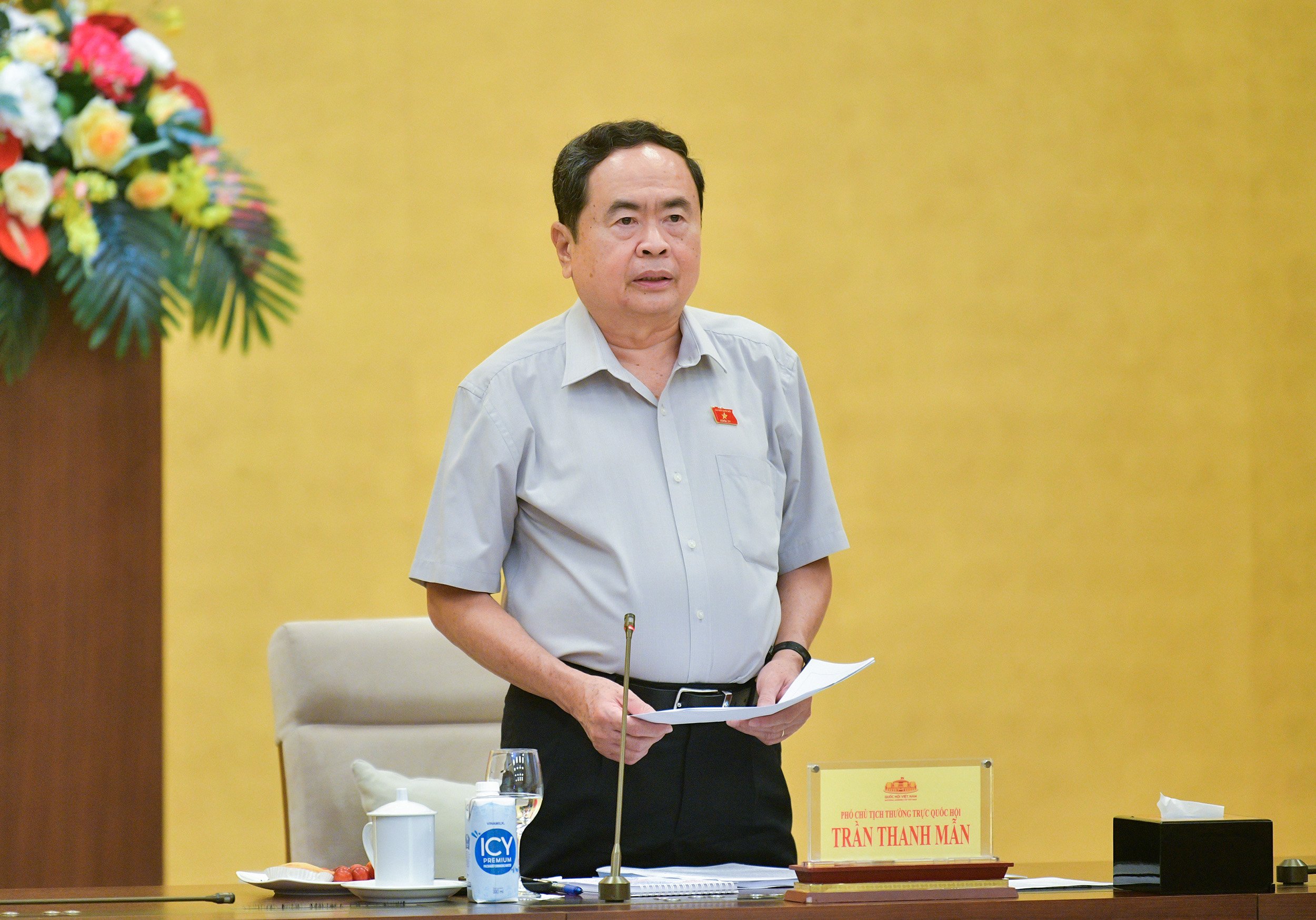 Phó Chủ tịch Thường trực Quốc hội Trần Thanh Mẫn: Kỳ họp thứ 7 quyết định các vấn đề quan trọng của đất nước- Ảnh 1.