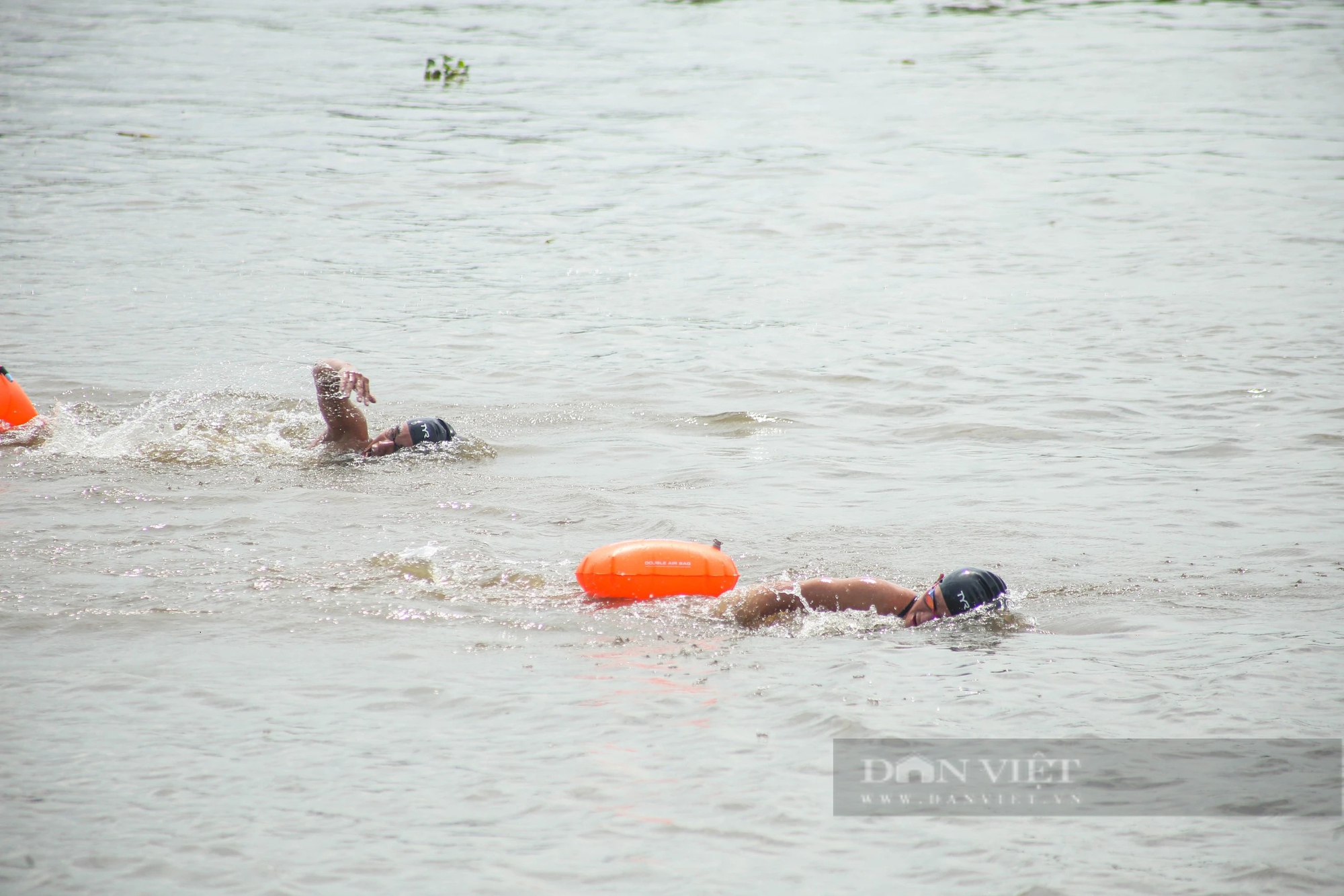 Người dân TP.HCM hứng thú khi lần đầu xem giải bơi vượt sông Sài Gòn- Ảnh 4.