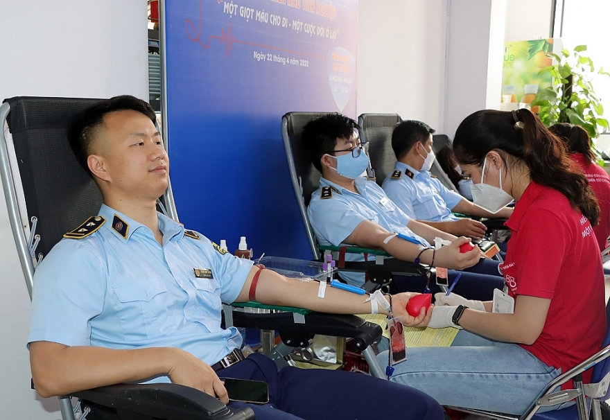 Tổng cục Quản lý thị trường phát động chương trình hiến máu nhân đạo thường niên- Ảnh 1.