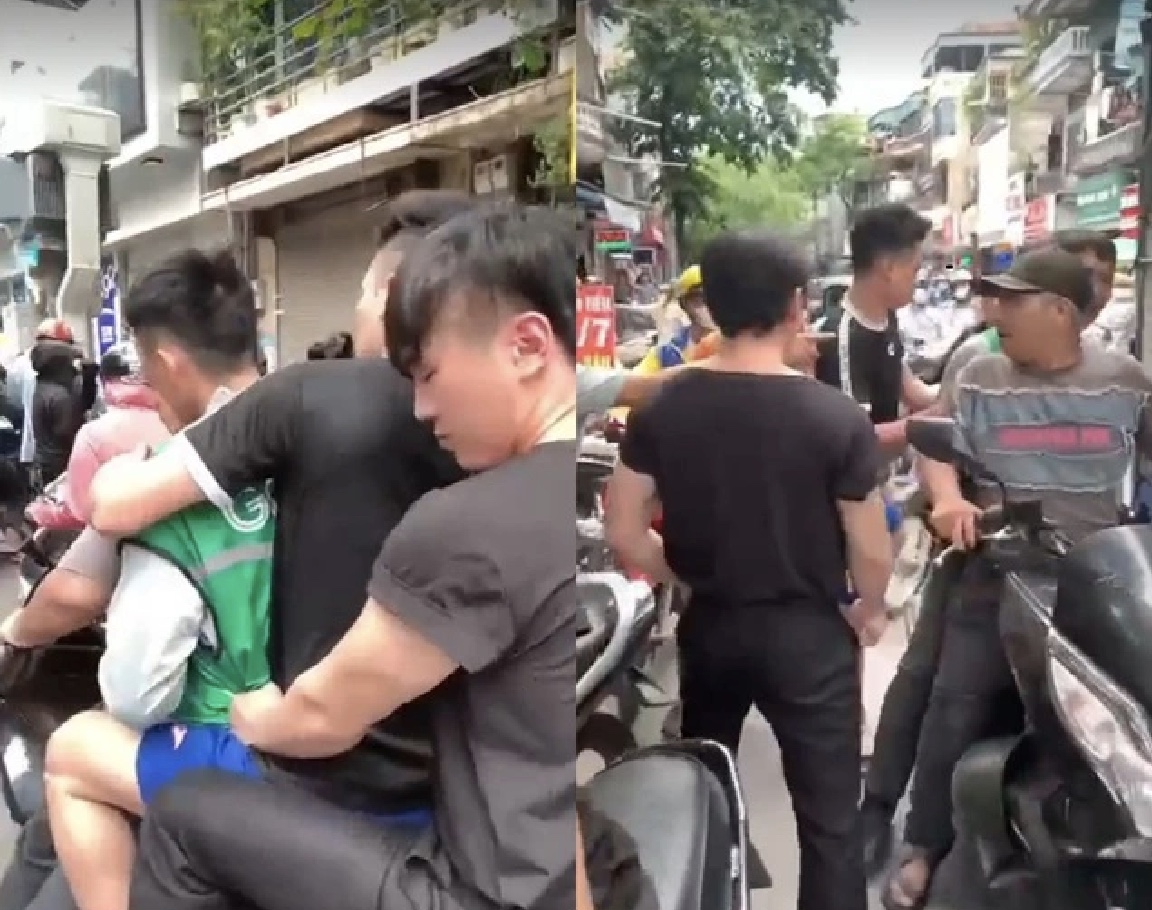 Hình ảnh ca sĩ Du Thiên cùng người dân bắt giữ kẻ trộm mang vũ khí khiến mạng xã hội xôn xao- Ảnh 1.