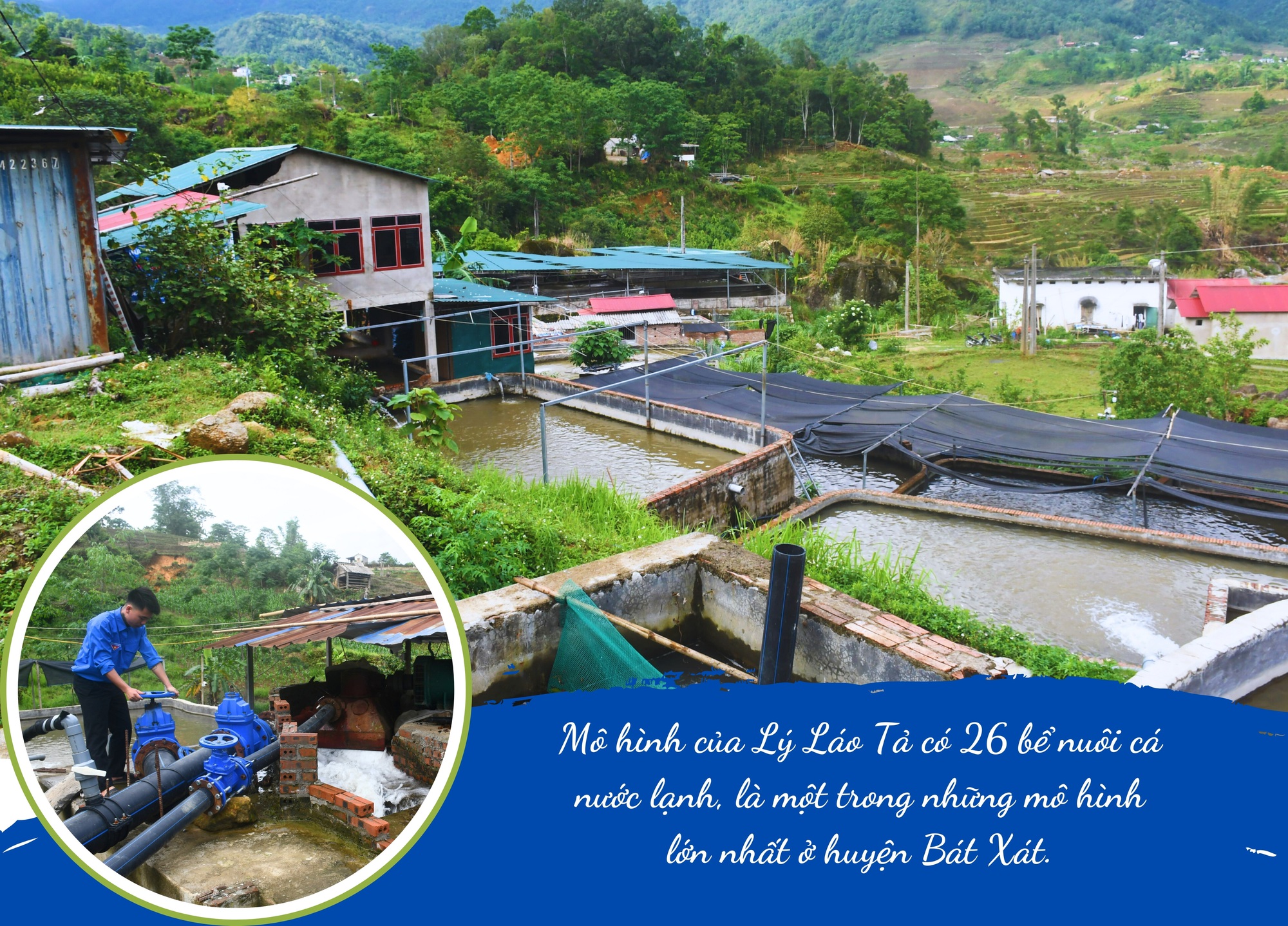 Ở vùng núi của Lào Cai có một chàng trai vượt qua nổi sợ để nuôi cá quý tộc, bán 50 tấn, thu 8,5 tỷ- Ảnh 2.