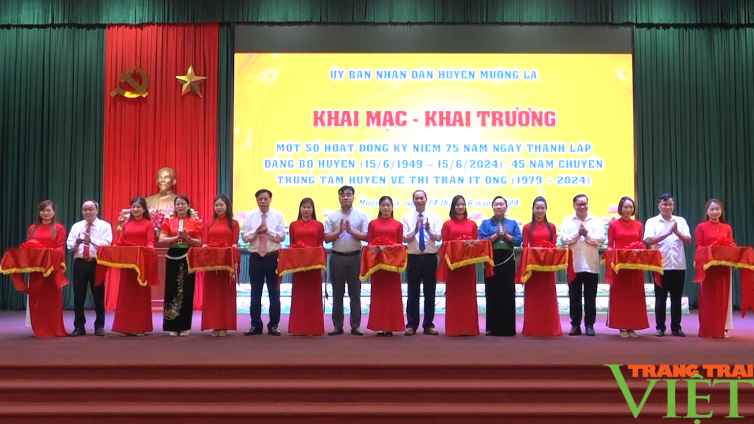 Huyện Mường La (Sơn La): Khai mạc - Khai trương các hoạt động kỷ niệm 75 năm thành lập Đảng bộ huyện- Ảnh 1.