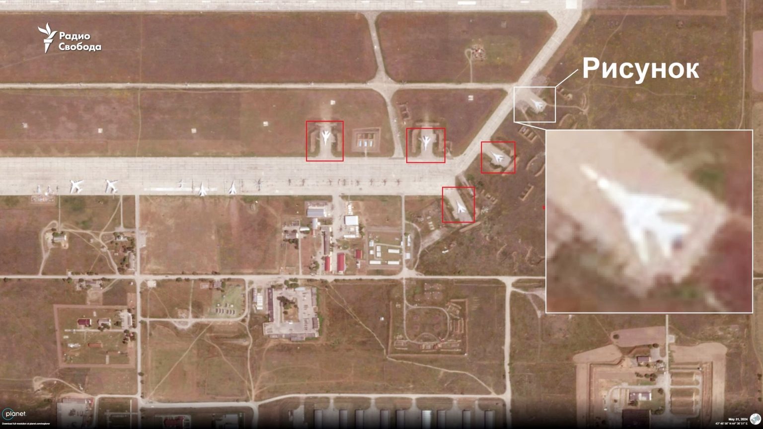 Ảnh vệ tinh phát hiện điều bất thường bên trong căn cứ Nga lần đầu hứng đòn tấn công chấn động của Ukraine- Ảnh 2.