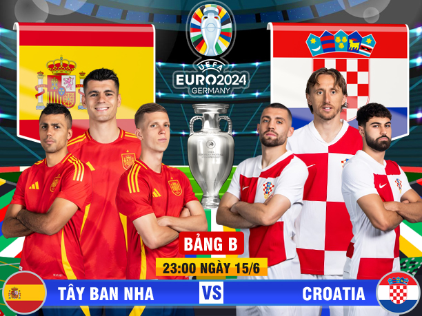 Link xem trực tiếp Tây Ban Nha vs Croatia trên VTV2- Ảnh 2.