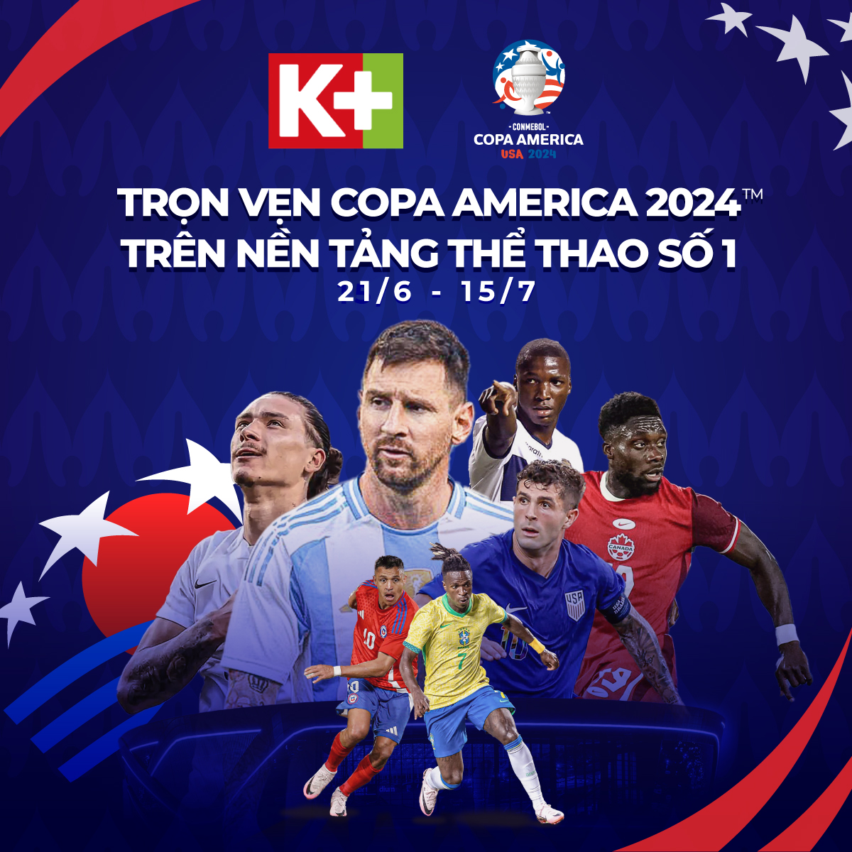 Xem trọn vẹn 32 trận tại Copa America 2024 trên kênh nào?- Ảnh 1.