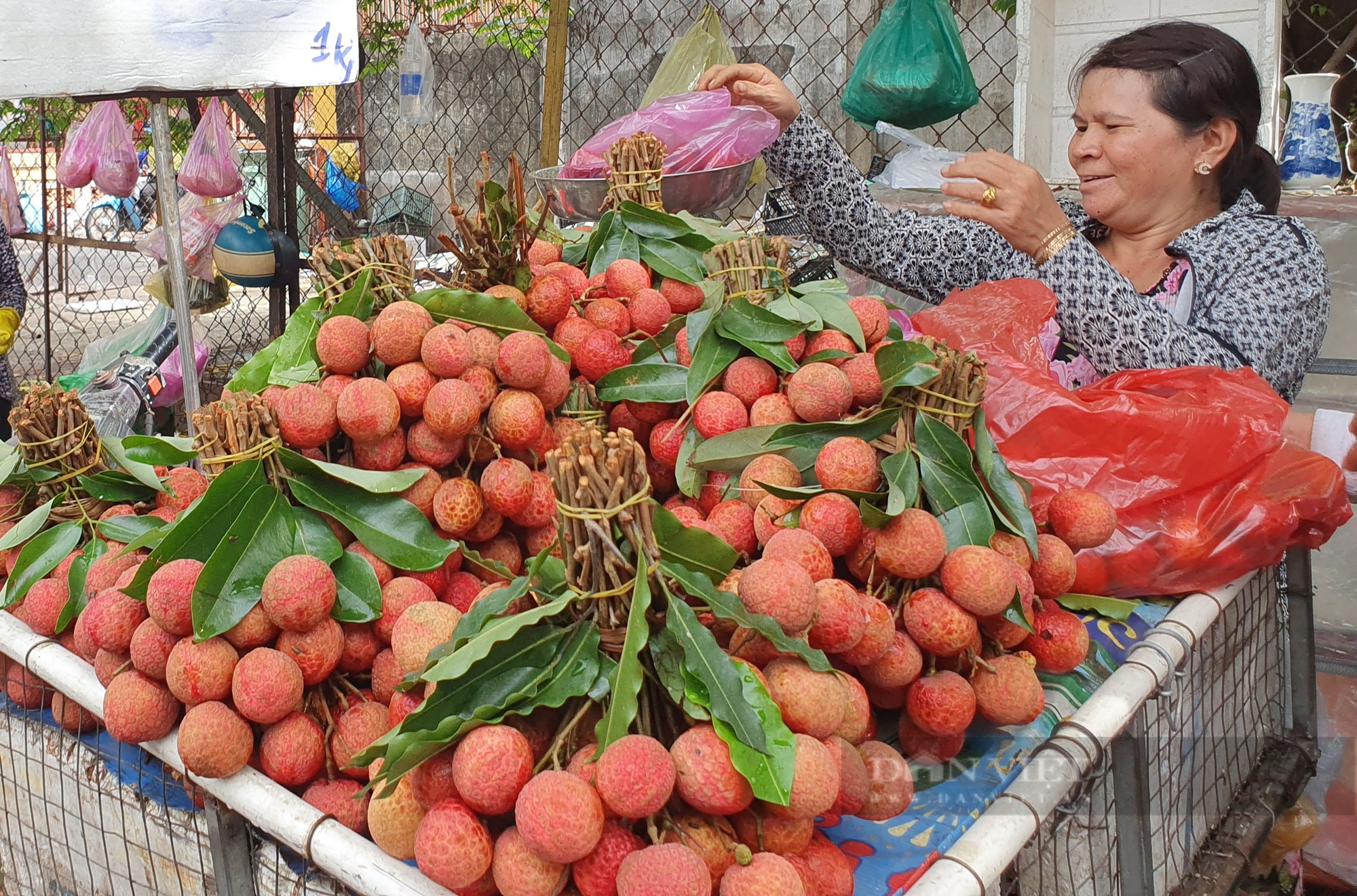 Vải thiều đắt hơn cả sầu riêng, nhiều người Sài Gòn không dám mua ăn- Ảnh 1.