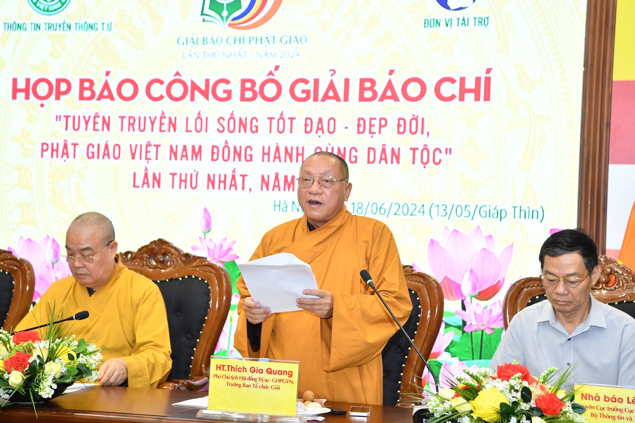 Lần đầu tiên tổ chức Giải Báo chí toàn quốc viết về Phật giáo