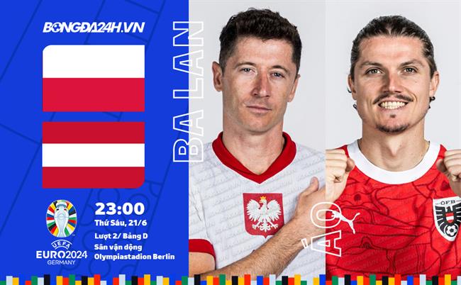Nhận định, dự đoán kết quả Ba Lan vs Áo (23 giờ ngày 21/6): 