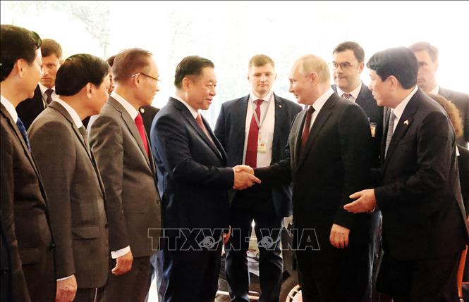 Tổng Bí thư Nguyễn Phú Trọng hội đàm với Tổng thống Liên bang Nga Vladimir Putin - Ảnh 3.