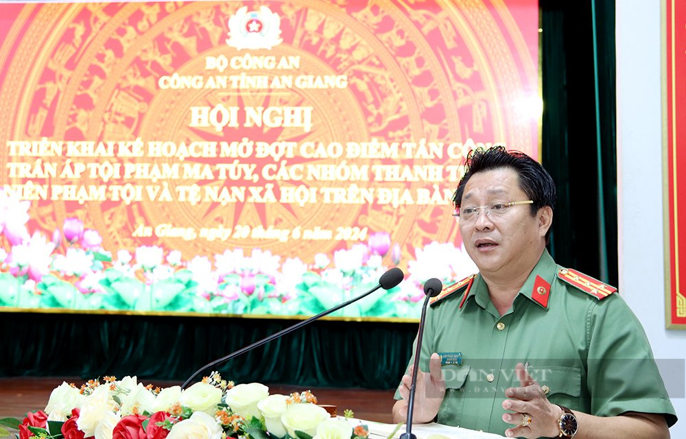 Công an tỉnh An Giang mở cao điểm tấn công trấn áp tội phạm ma túy, băng nhóm thanh thiếu niên phạm tội- Ảnh 1.