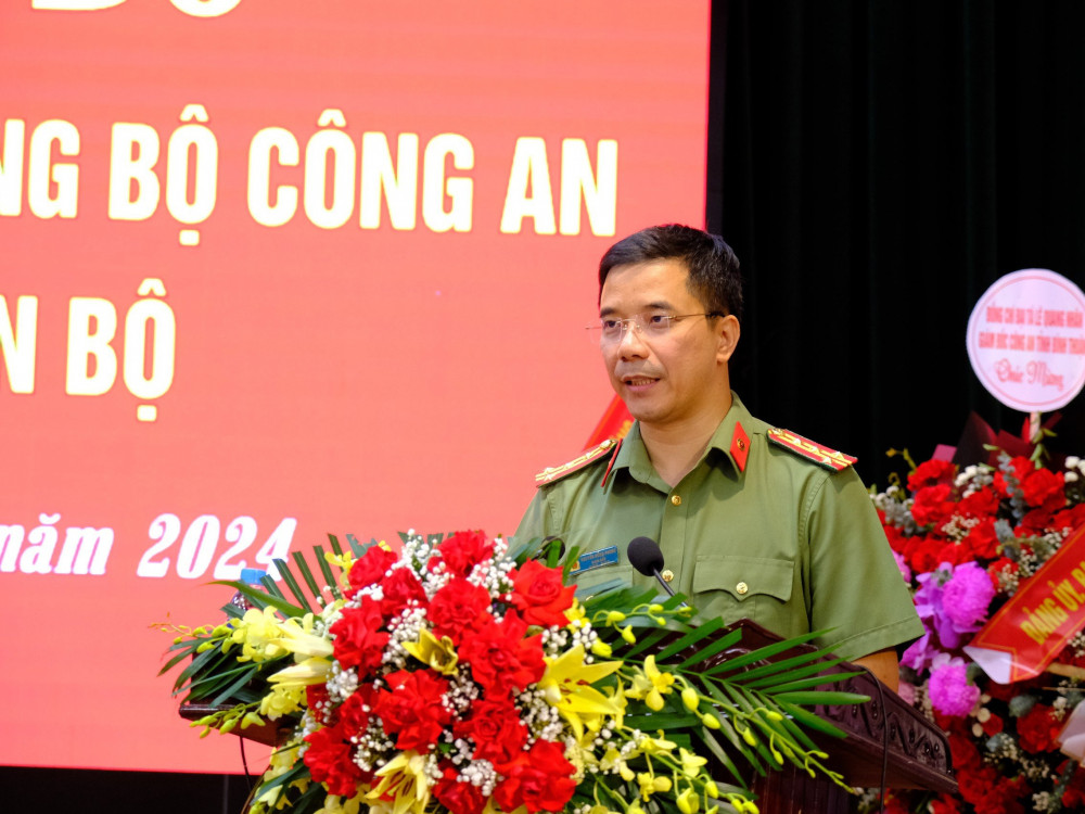 Đại tá Nguyễn Hồng Phong, Giám đốc Công an Hà Tĩnh đảm nhiệm trọng trách mới - Ảnh 1.