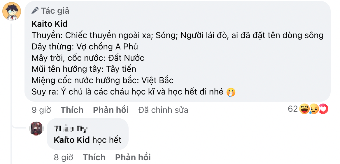 Kaito Kid dự đoán đề thi Văn tốt nghiệp THPT năm 2024 qua hình ảnh "ẩn ý" của Đen Vâu- Ảnh 3.