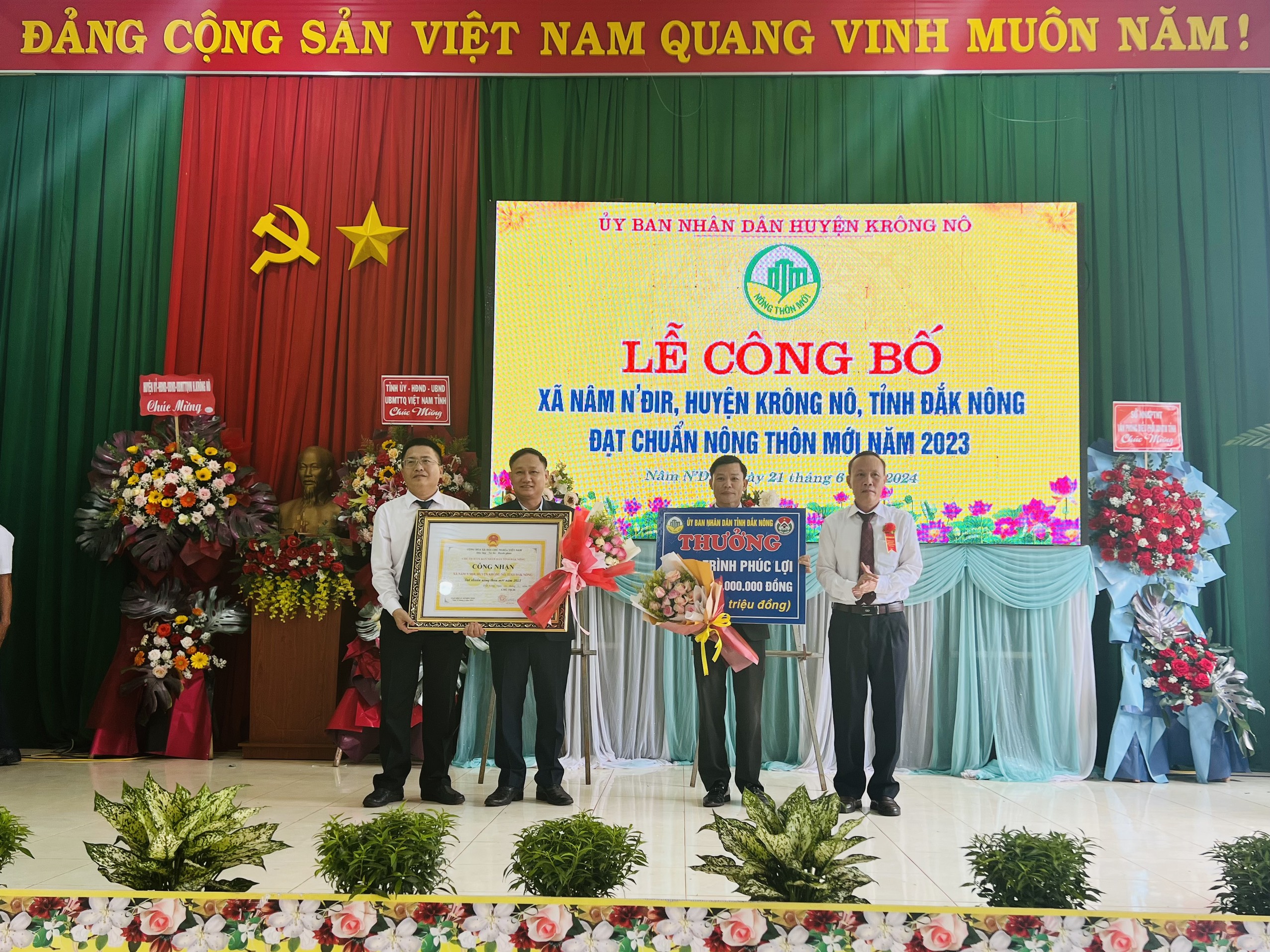 Một xã thuần nông ở tỉnh Đắk Nông đã hoàn thành chỉ tiêu xây dựng nông thôn mới- Ảnh 1.