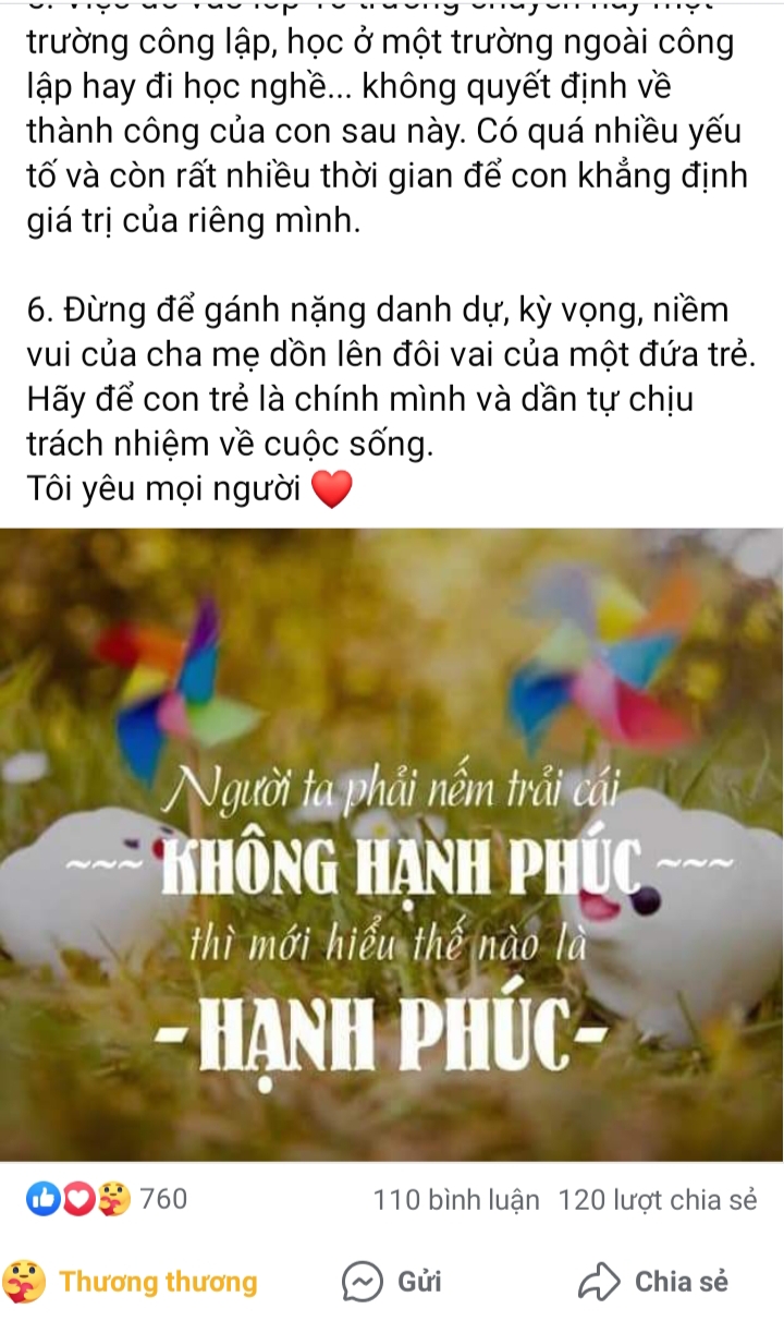 Thầy hiệu trưởng gửi "tâm thư" tới học trò, phụ huynh “hút” like: "Giật mình vì sức ép đỗ trượt lớp 10 quá lớn"- Ảnh 3.