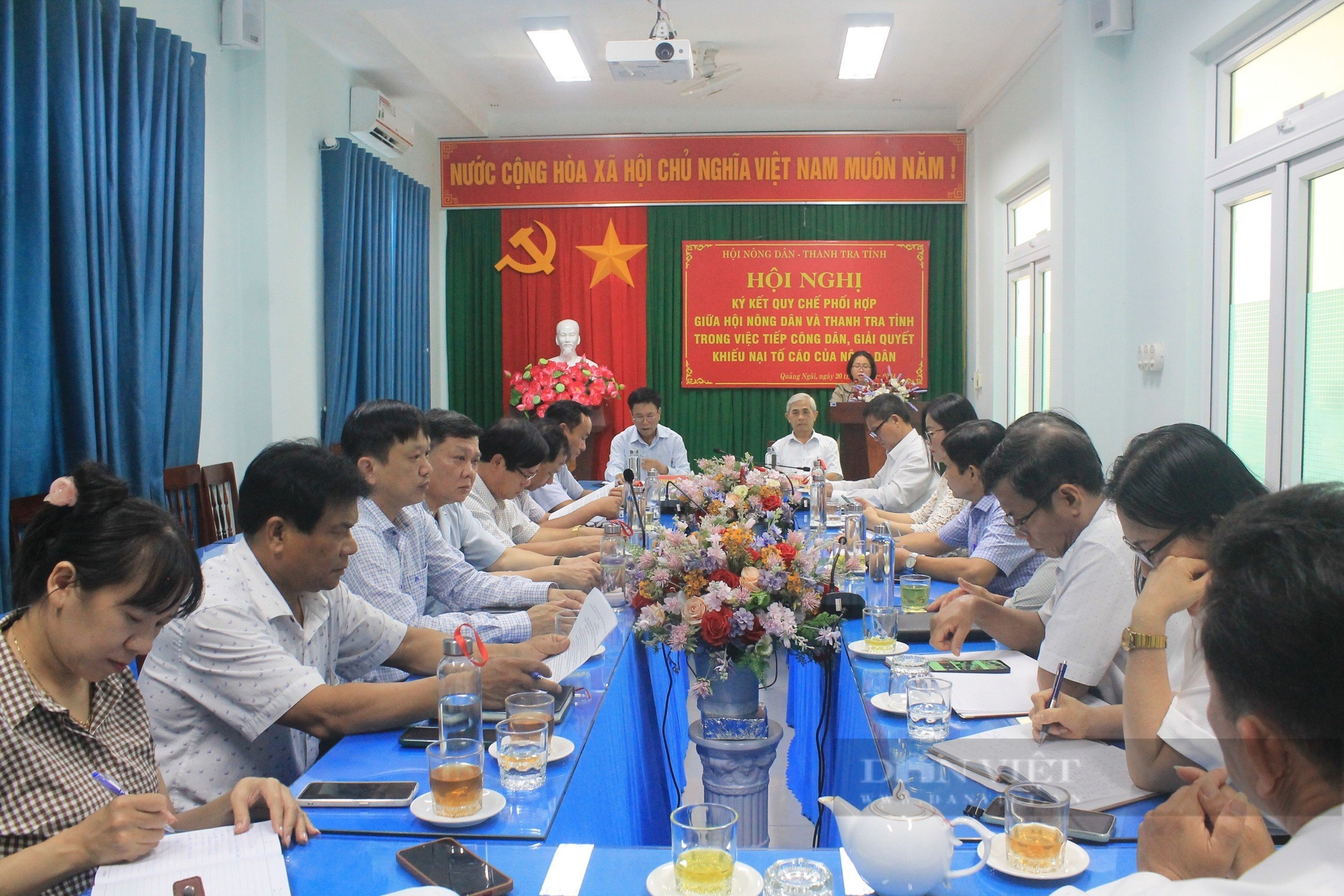 Hội Nông dân và Thanh tra tỉnh Quảng Ngãi ký kết quy chế phối hợp
- Ảnh 1.