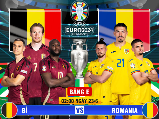 Link trực tiếp bóng đá Bỉ vs Romania (Link TV360, VTV)- Ảnh 1.