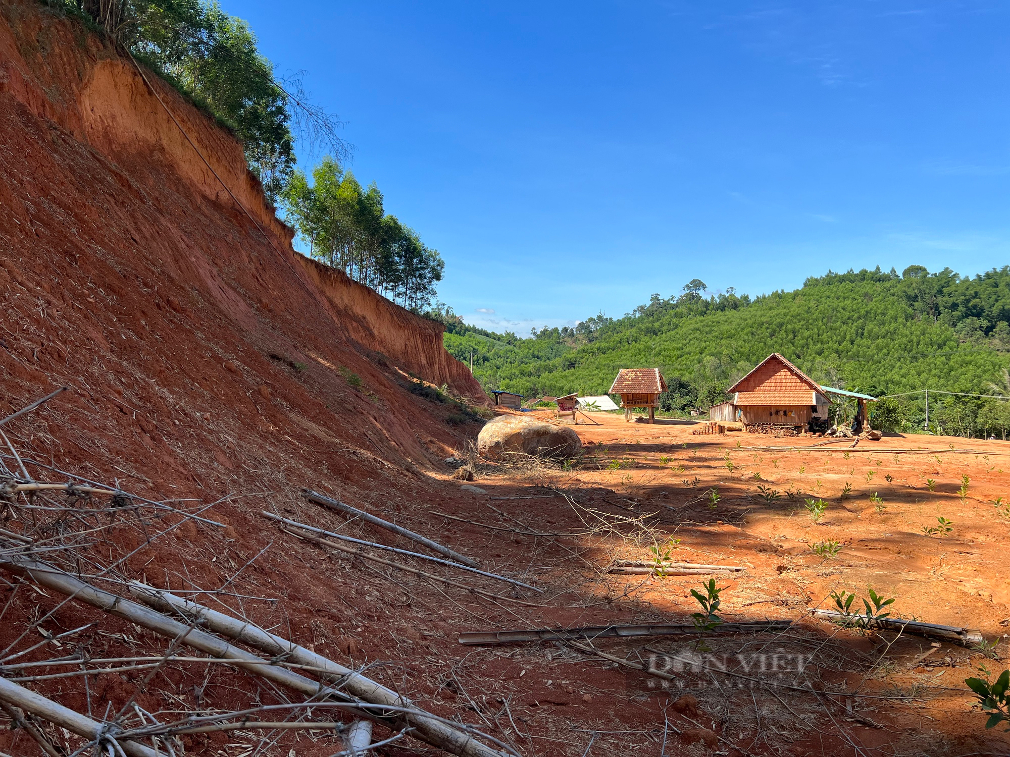 Dùng đất khai thác trái phép thi công công trình Nhà nước tại Bình Định- Ảnh 2.