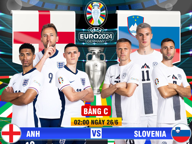 Trực tiếp bóng đá Anh vs Slovenia (Link TV360, VTV)- Ảnh 1.