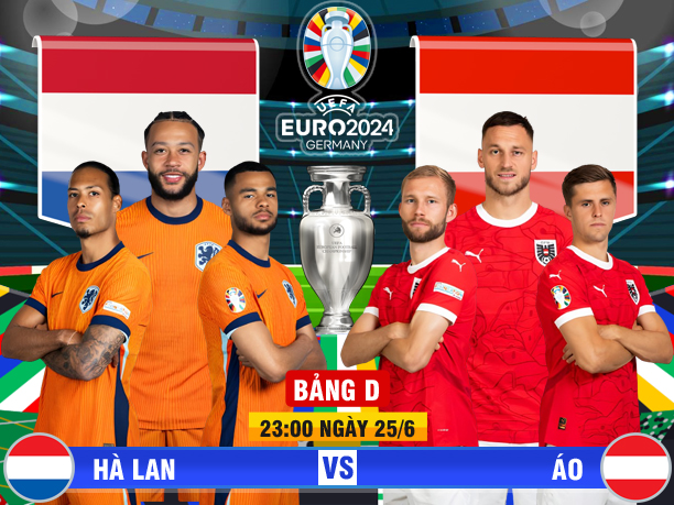 Trực tiếp bóng đá Hà Lan vs Áo (Link TV360, VTV)- Ảnh 1.