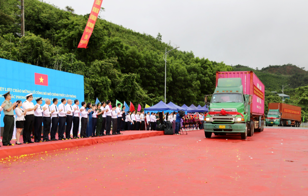 Mở cặp cửa khẩu song phương Hoành Mô (Việt Nam) - Động Trung (Trung Quốc)- Ảnh 4.