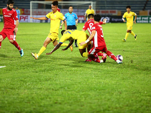 Trực tiếp bóng đá Nam Định - Viettel: Chủ nhà bất lực (Hết giờ)
