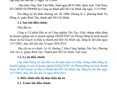 UBND tỉnh Long An chấp thuận điều chỉnh tiến độ thực hiện dự án của Tân Tạo (ITA)- Ảnh 1.