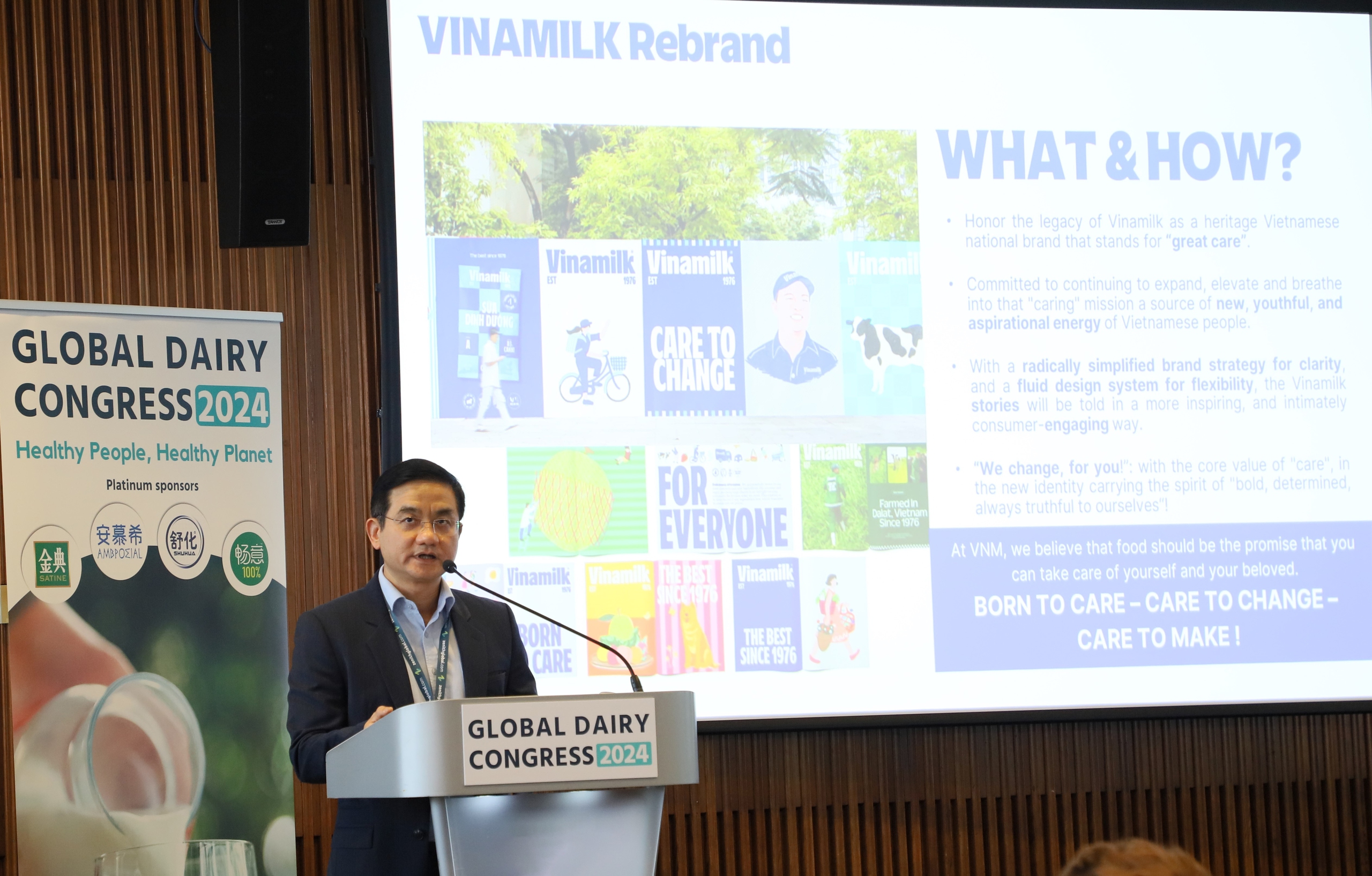 Vinamilk tạo ấn tượng với thương hiệu mới và thông điệp 'Để tâm thay đổi' tại Hội nghị Sữa toàn cầu- Ảnh 3.