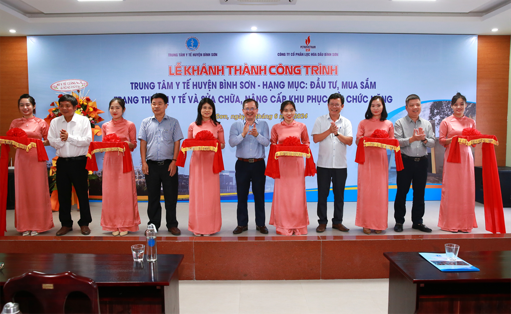BSR khánh thành khu phục hồi chức năng Trung tâm Y tế huyện Bình Sơn- Ảnh 2.