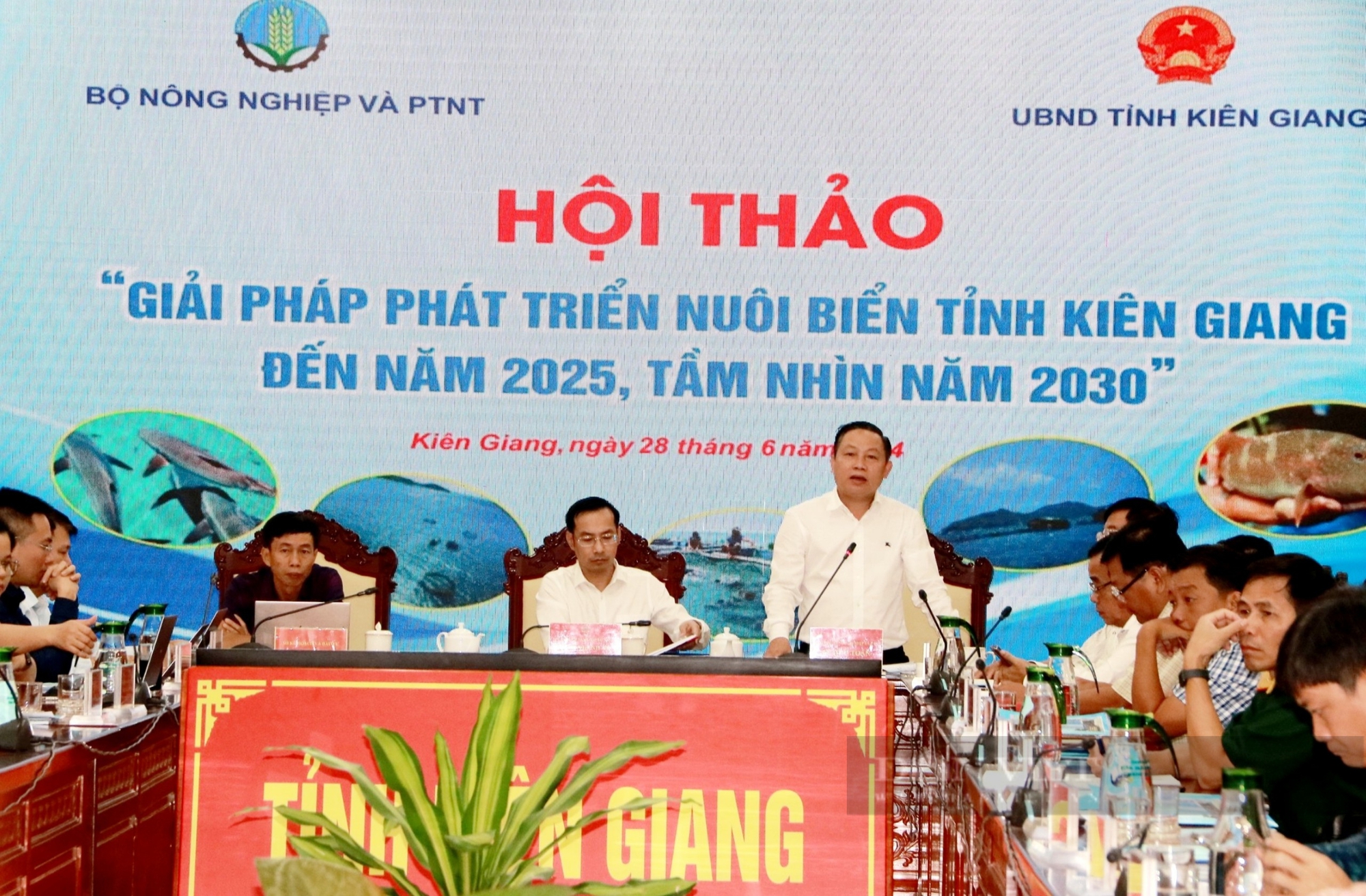Kiên Giang: Bàn giải pháp phát triển nghề nuôi biển đến năm 2025, tầm nhìn năm 2030- Ảnh 1.