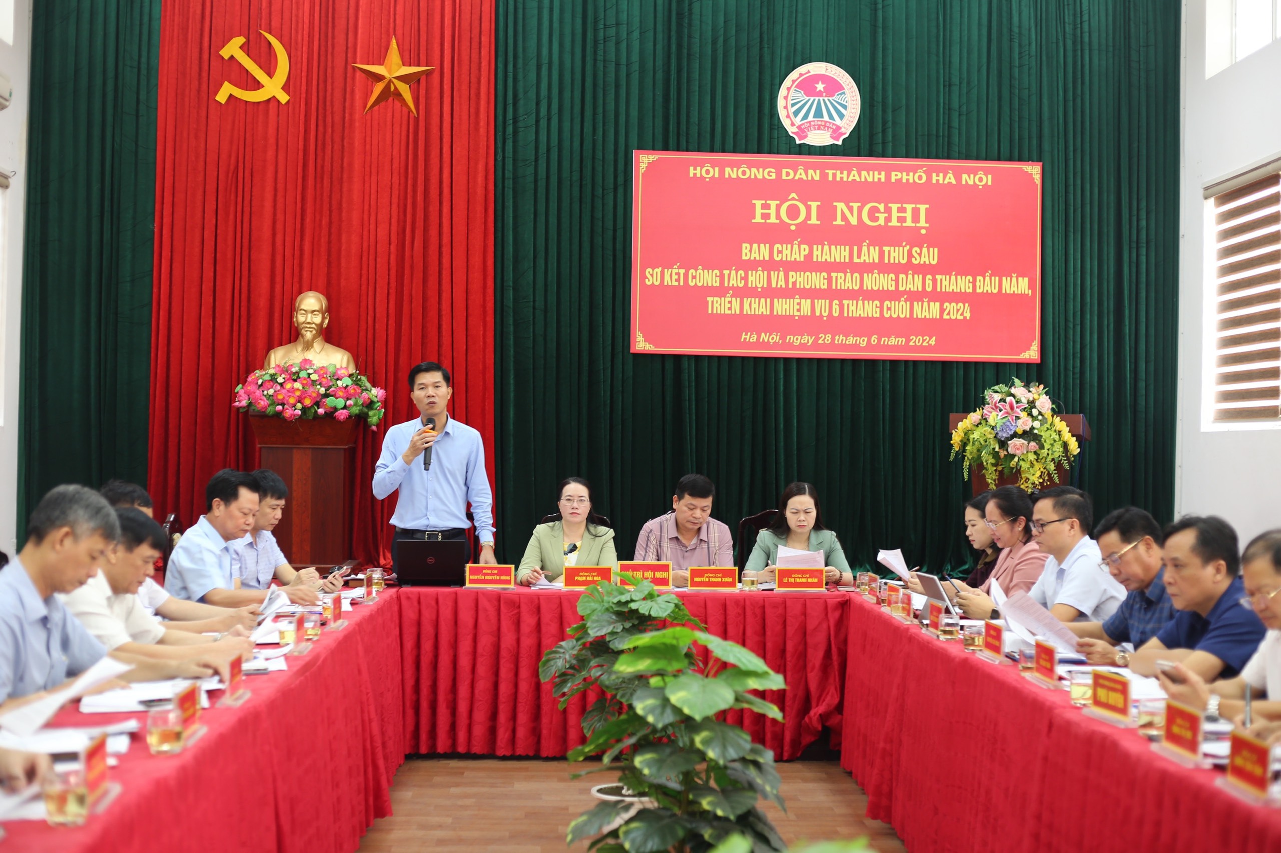 Hội Nông dân Hà Nội tổ chức Hội nghị Ban Chấp hành, triển khai nhiệm vụ 6 tháng cuối năm 2024- Ảnh 1.